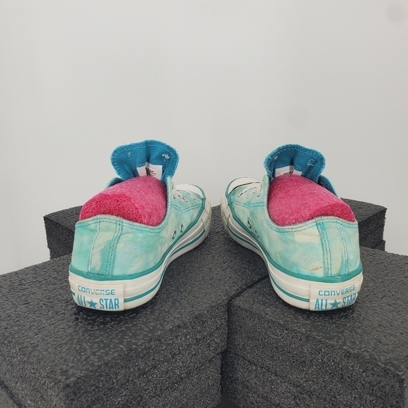 Converse Shoes M4 W6 All Star Chuck Taylor 142453F Turquoise Sneaker - Picture 8 of 11